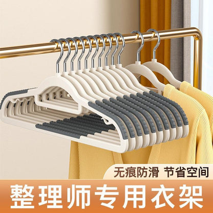 Heavy Duty Velvet Hangers with 360° Swivel Hook - Non-Slip, Space-Saving Clothes Hangers for Dry & Wet Use