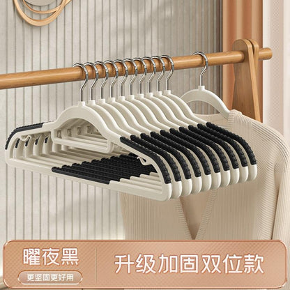 Heavy Duty Velvet Hangers with 360° Swivel Hook - Non-Slip, Space-Saving Clothes Hangers for Dry & Wet Use