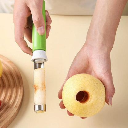 Stainless Steel Apple Corer & Peeler | 2-in-1 Fruit Core Remover Tool for Apples & Pears