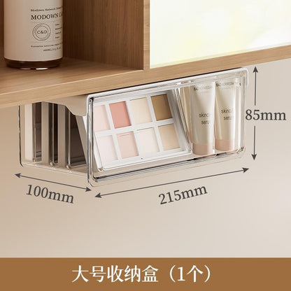 Under-Sink Drawer Organizer, Clear Cosmetic & Makeup Storage Box for Bathroom Vanity