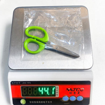 3-Layer Stainless Steel Herb Scissors - Multi-Purpose Kitchen Scissors for Chopping Vegetables & Baby Food Prep