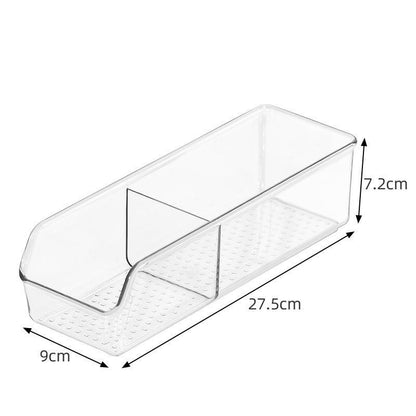 Clear PET Remote Control & Makeup Organizer | Desktop & Fridge Storage Box | Household Tidying Tray