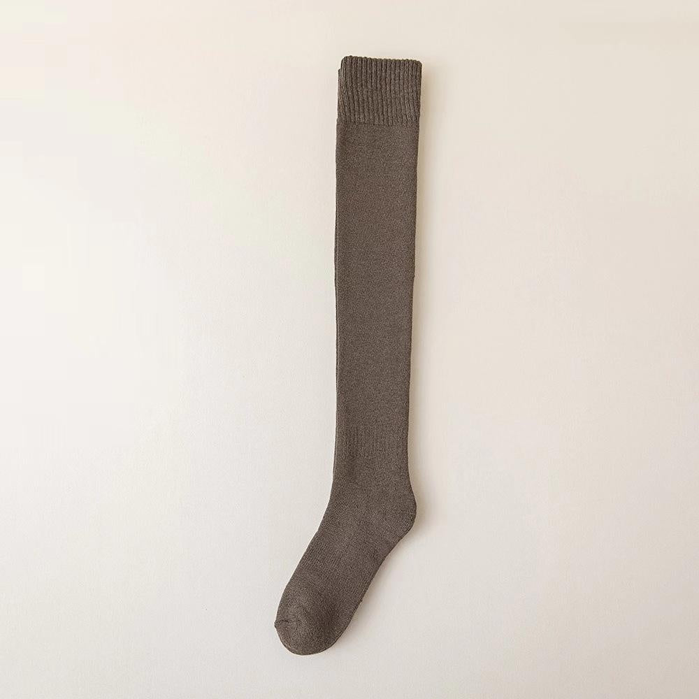 Extra Thick Knee-High Socks | Winter Leg Warmers with Fleece Lining for Women