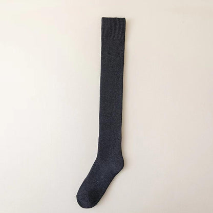 Extra Thick Knee-High Socks | Winter Leg Warmers with Fleece Lining for Women