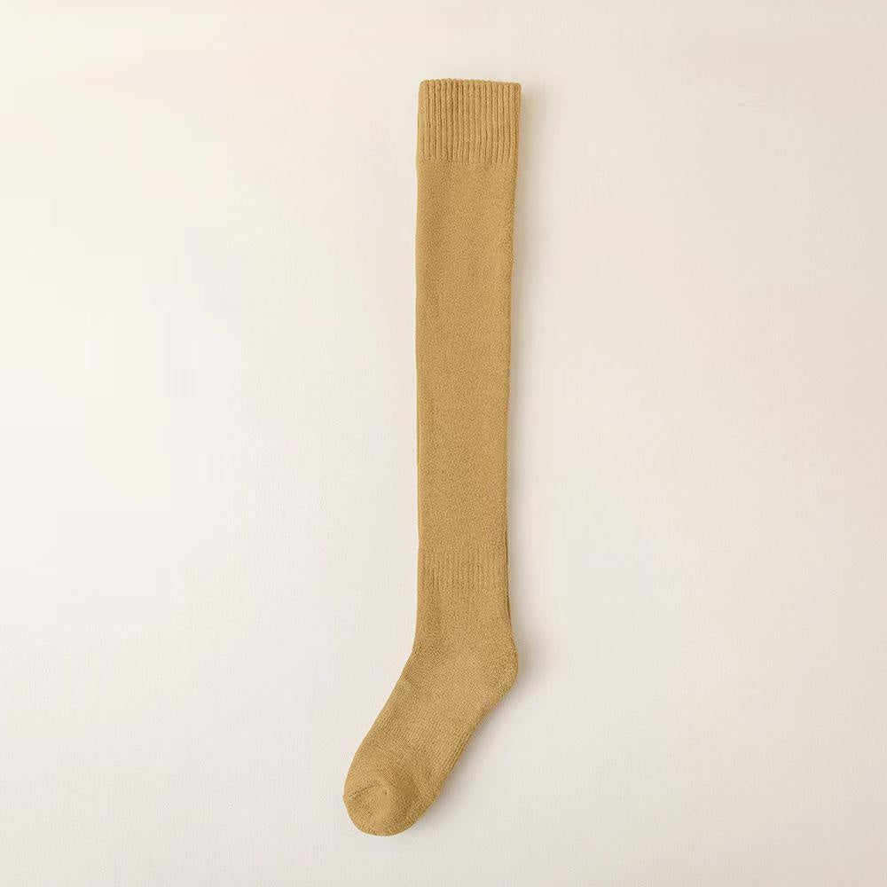 Extra Thick Knee-High Socks | Winter Leg Warmers with Fleece Lining for Women