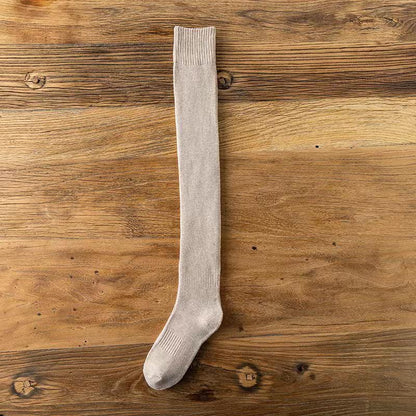Extra Thick Knee-High Socks | Winter Leg Warmers with Fleece Lining for Women