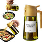 2-in-1 Kitchen Oil Sprayer & Pourer, Leak-Proof Glass Oil Dispenser Bottle with High Pressure Pump