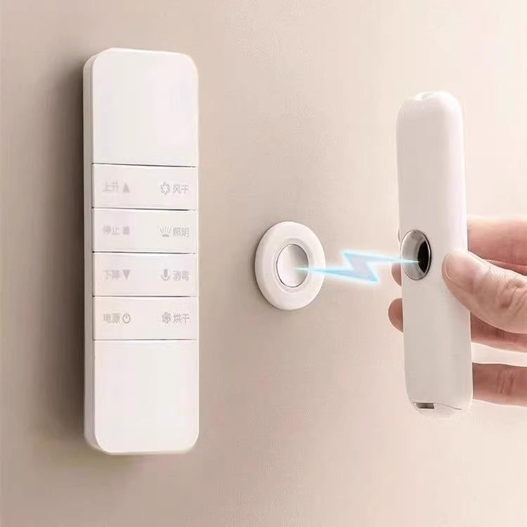 Strong Magnetic Remote Control Holder - Wall Mount Adhesive Organizer for TV & AC Remotes, No Drilling