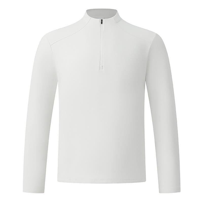 Diga Men's Performance Long Sleeve Half Zip Top - Athletic Running & Training Shirt