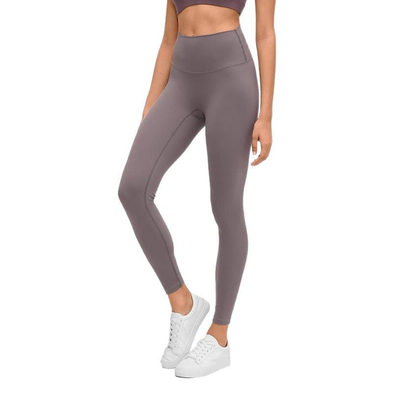 Seamless High-Waist Yoga Pants for Women - Tummy Control & Lifting for Workouts & Running