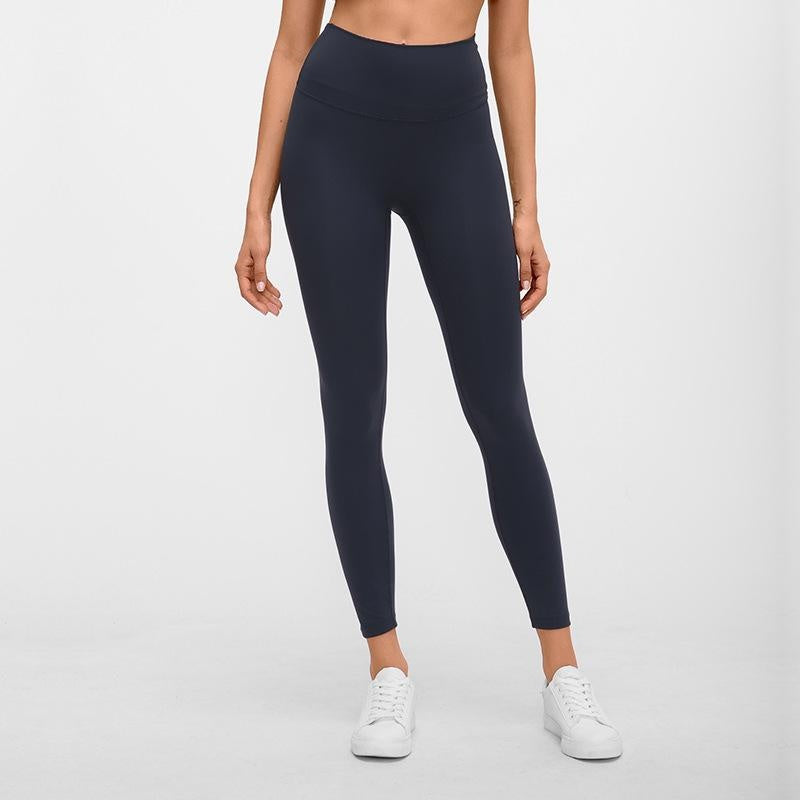 Seamless High-Waist Yoga Pants for Women - Tummy Control & Lifting for Workouts & Running
