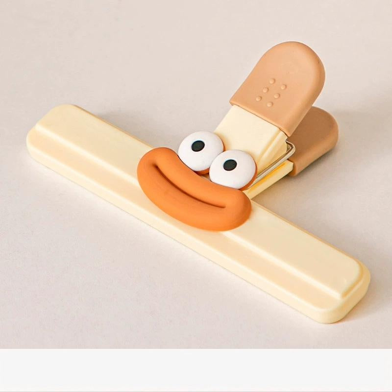 T-Type Food Bag Clips - Airtight Kitchen Sealing Clamps for Snacks, Chips & Dry Goods