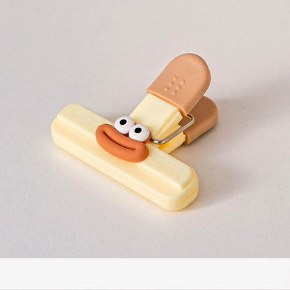 T-Type Food Bag Clips - Airtight Kitchen Sealing Clamps for Snacks, Chips & Dry Goods