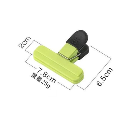 T-Type Food Bag Clips - Airtight Kitchen Sealing Clamps for Snacks, Chips & Dry Goods