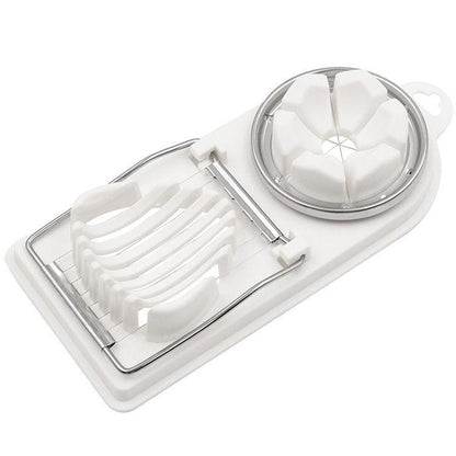3-in-1 Egg Slicer & Wedger | Kitchen Gadget for Hard-Boiled Eggs, Avocado & Fruits