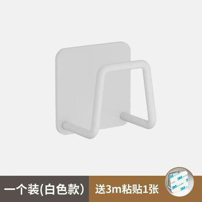 Space-Saving Wall-Mounted Sponge & Basin Holder | No-Drill Bathroom Organizer