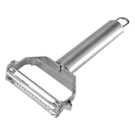 Stainless Steel Vegetable Peeler with Julienne Slicer - Effortless Potato & Fruit Peeling Kitchen Tool