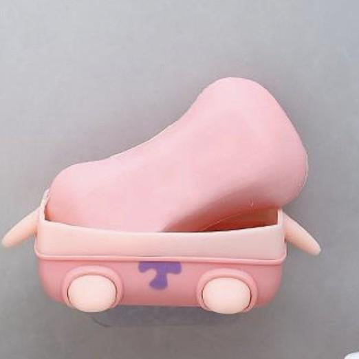 SpongeBob SquarePants Dish Sponge & Drying Rack Set | Cartoon Kitchen Scrubber with Drain Holder