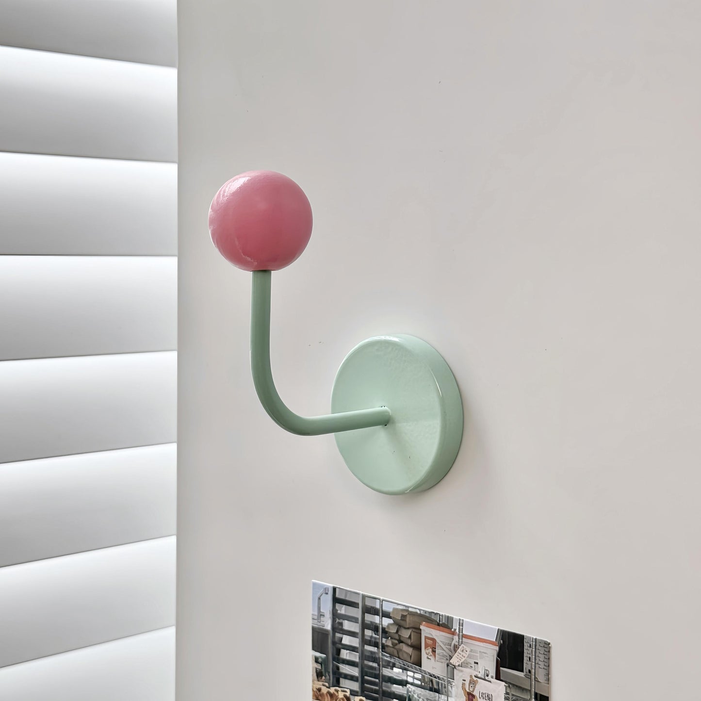 Vibrant Wooden Ball Magnetic Hooks - Decorative No-Drill Fridge & Metal Cabinet Organizers