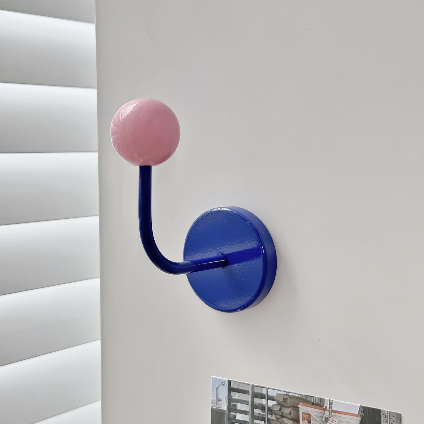 Vibrant Wooden Ball Magnetic Hooks - Decorative No-Drill Fridge & Metal Cabinet Organizers