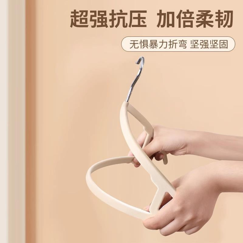 Flocked Velvet Hangers with Non-Slip Design - Gentle Clothes Protection, Space-Saving Storage