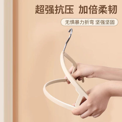 Flocked Velvet Hangers with Non-Slip Design - Gentle Clothes Protection, Space-Saving Storage