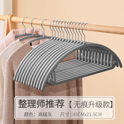 Flocked Velvet Hangers with Non-Slip Design - Gentle Clothes Protection, Space-Saving Storage