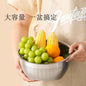 Premium 304 Stainless Steel Rice Washing Basket - Kitchen Colander, Strainer & Veggie Wash Bowl