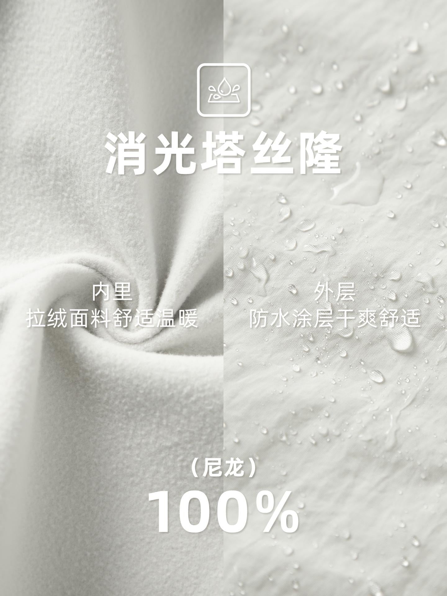 Lightweight Thermal Hooded Jacket for Women, Detachable Fleece-Lined Winter Coat with Slim Fit