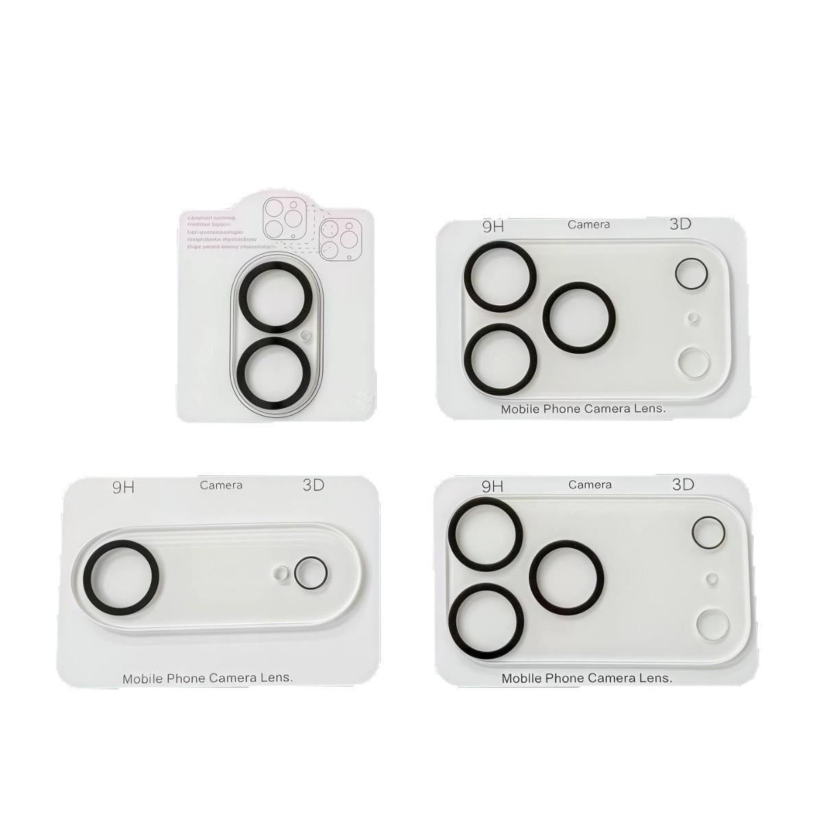 Ultra-Thin Full-Coverage Camera Lens Protector for iPhone, Anti-Scratch & Shatterproof