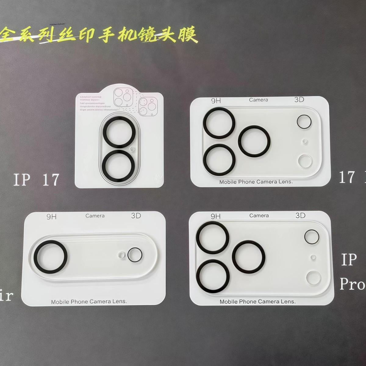 Ultra-Thin Full-Coverage Camera Lens Protector for iPhone, Anti-Scratch & Shatterproof