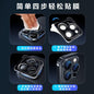 Ultra-Thin Full-Coverage Camera Lens Protector for iPhone, Anti-Scratch & Shatterproof