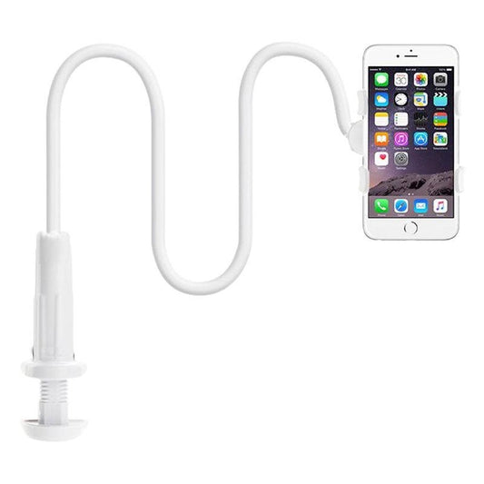 Adjustable Phone Holder for Bed & Car, Universal Desk Stand with Detachable Base