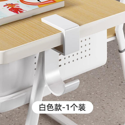 Heavy-Duty Desk Hook for Bags - No Drill Installation, Holds Backpacks & Purses on Student & Office Desks