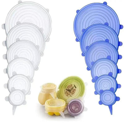 Reusable Silicone Food Covers | Stretchable Smiley Face Lids | Eco-Friendly Plastic Wrap Alternative