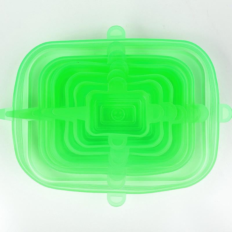 Reusable Silicone Food Covers | Stretchable Smiley Face Lids | Eco-Friendly Plastic Wrap Alternative