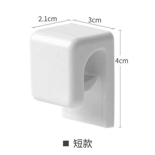 Wall-Mounted Toothpaste & Squeeze Tube Holder, No-Drill Bathroom Organizer for Tubes & Bottles