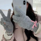 Touchscreen Winter Knitted Gloves - Warm Fleece Lined Cold Weather Mittens for Outdoor Activities