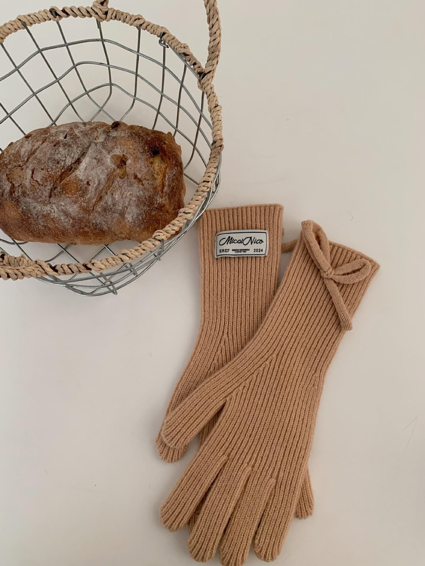 Touchscreen Winter Knitted Gloves - Warm Fleece Lined Cold Weather Mittens for Outdoor Activities