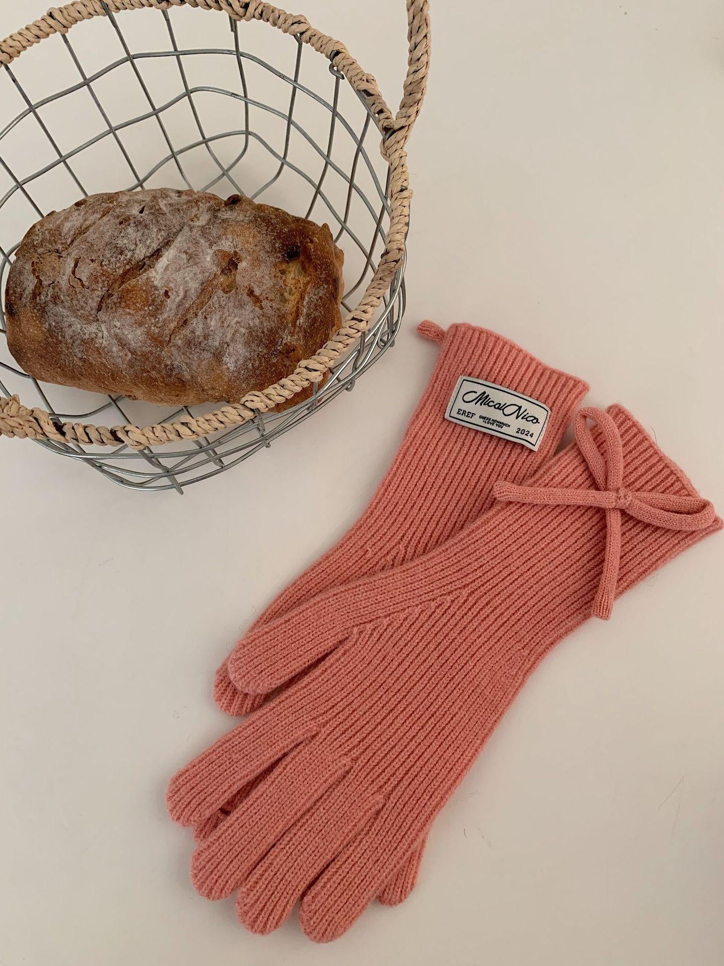 Touchscreen Winter Knitted Gloves - Warm Fleece Lined Cold Weather Mittens for Outdoor Activities