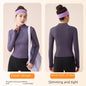 Women's Fleece-Lined Workout Jacket | Slim-Fit Running Top & Yoga Coat for Cold Weather