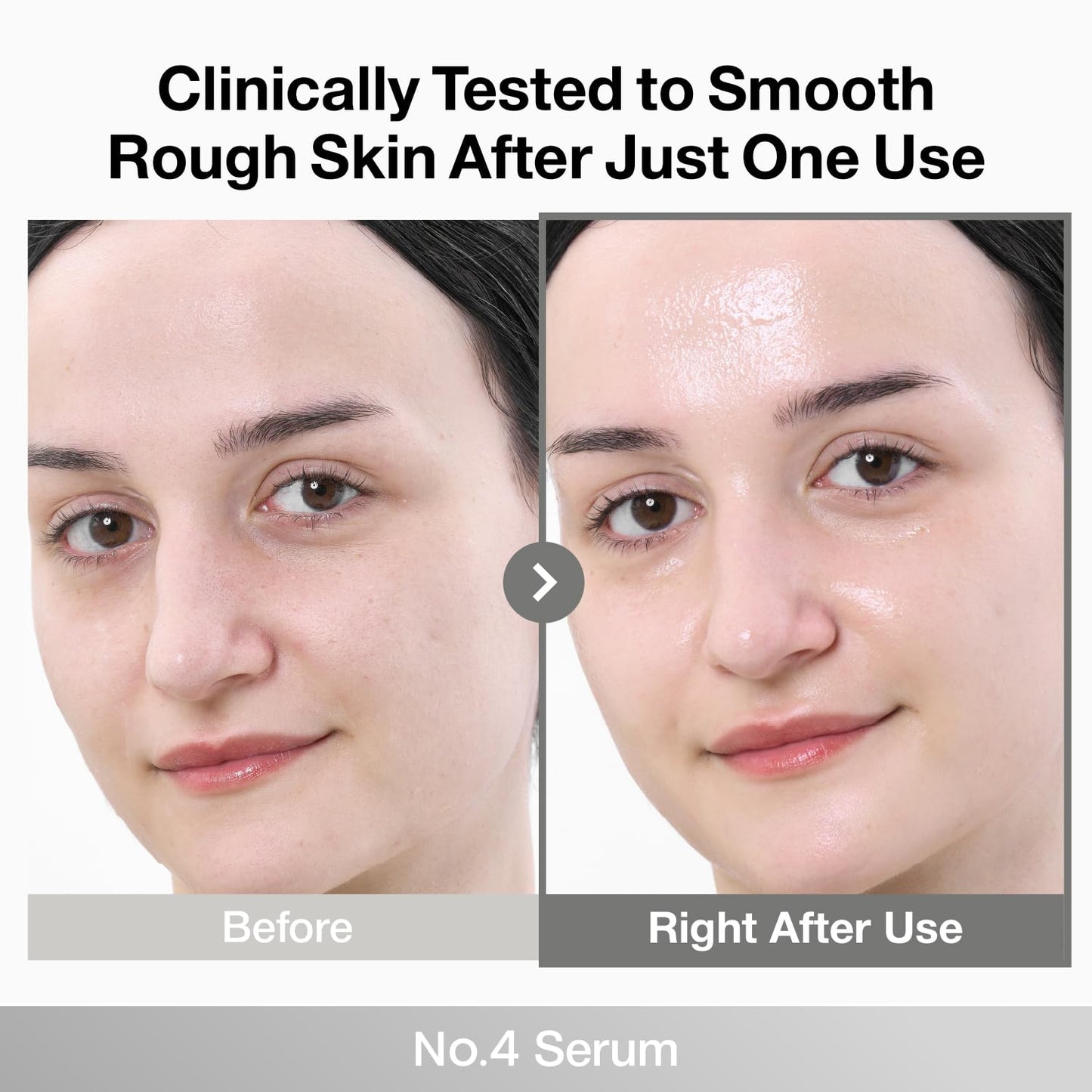 numbuzin No.4 Ceramide AHA PHA Glazed Skin Prep Serum, Gentle Exfoliating Serum with Glycolic Acid & PHA for Smooth Texture & Glass Skin Glow, 1.01 fl oz