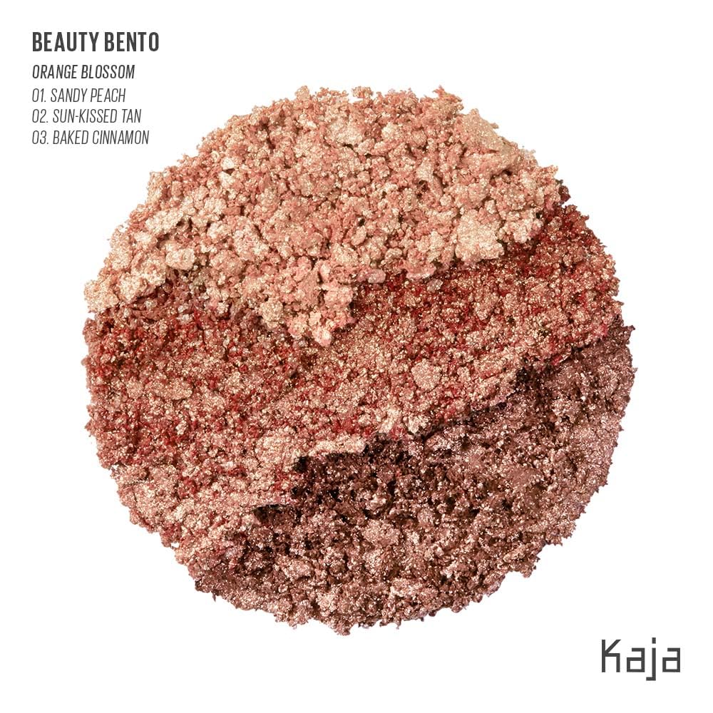 Kaja Beauty Bento Collection - 3 x 0.03oz. (0.9g) / Viral Bouncy Shimmer & High-Pigment Eyeshadow Trio