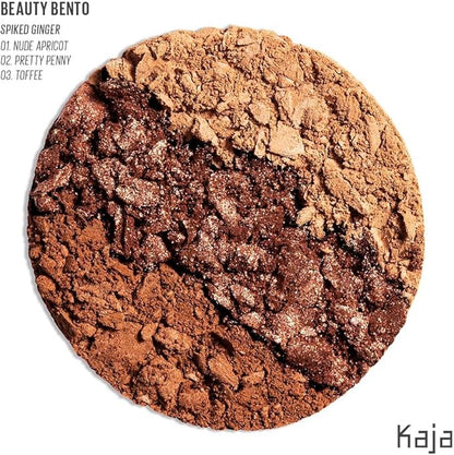 Kaja Beauty Bento Collection - 3 x 0.03oz. (0.9g) / Viral Bouncy Shimmer & High-Pigment Eyeshadow Trio