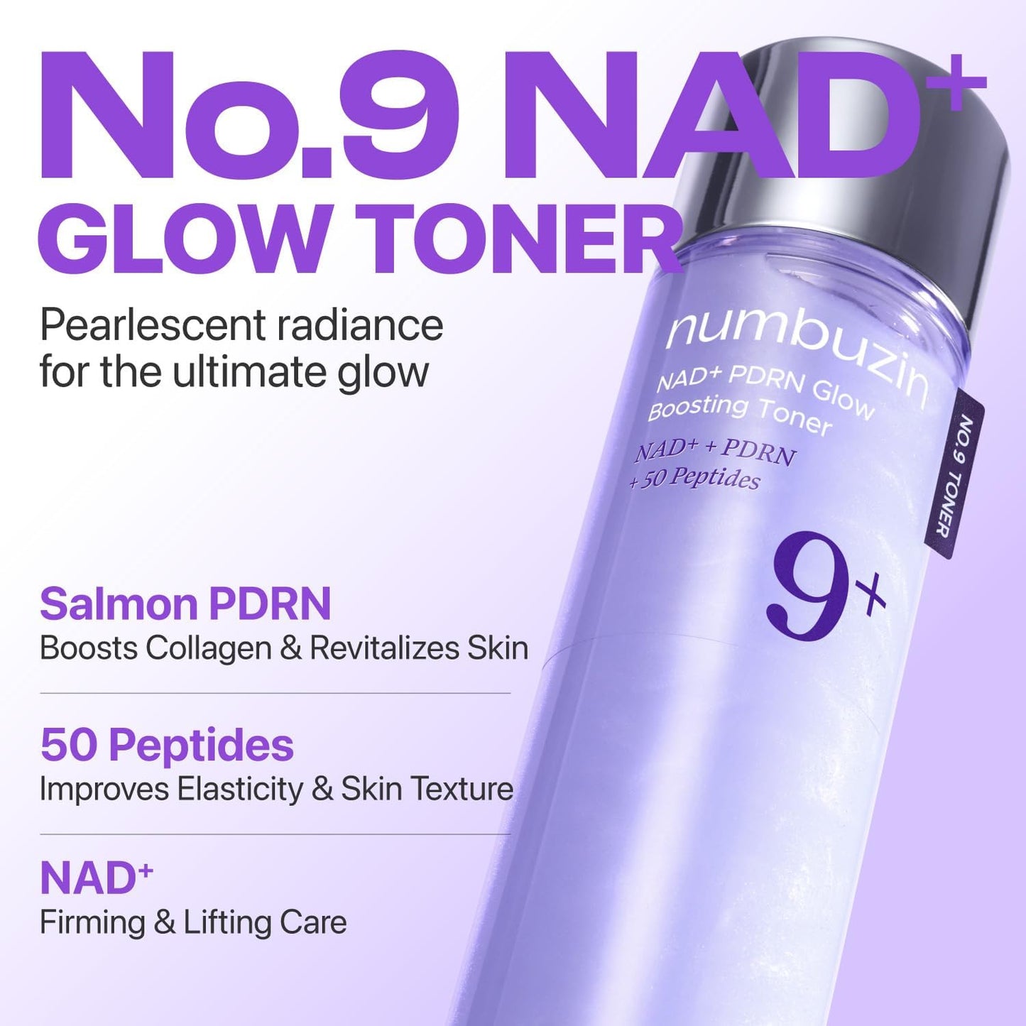 Numbuzin No.9 NAD PDRN Glow Boosting Toner 150ml