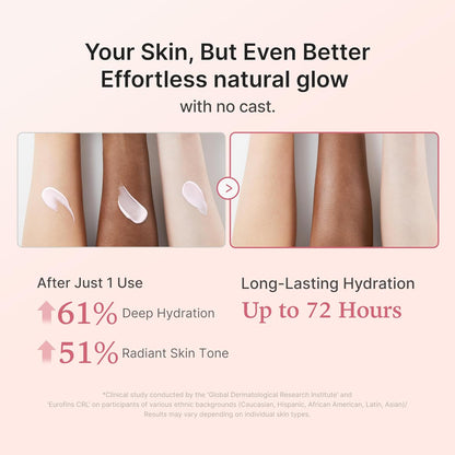 medicube No Cast Just Glow Collagen Sunscreen | SPF 50 Broad Spectrum Face Sunscreen | Lightweight, Non-Sticky, Hydrating Formula | Peptide, Cica for Soothing & Glow | Korean Skincare