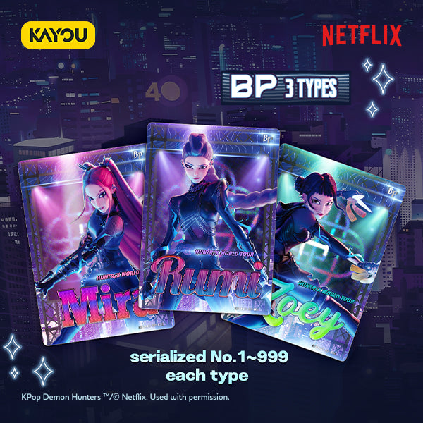 KAYOU KPop Demon Hunters World Tour Energy Edition 001-NA-Series 1-D Trading Card Box [12 Packs]