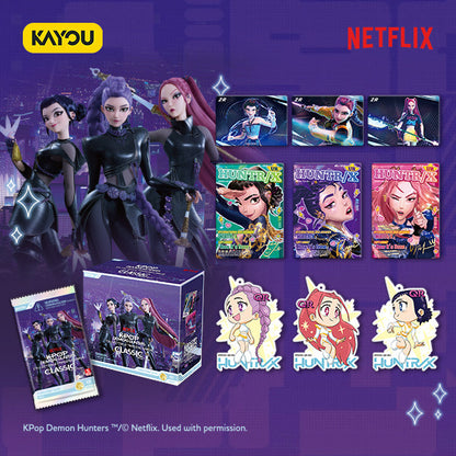 KAYOU KPop Demon Hunters Collectible Trading Cards Classic Edition 001-NA-Series 1-D Trading Card Box [20 Packs]