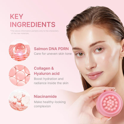 medicube Capsule Cream with Salmon DNA PDRN Pink Collagen | Lightweight Moisturizing Cream with PDRN, Niacinamide for Uneven Skin Tone and Texture, Glow hydration