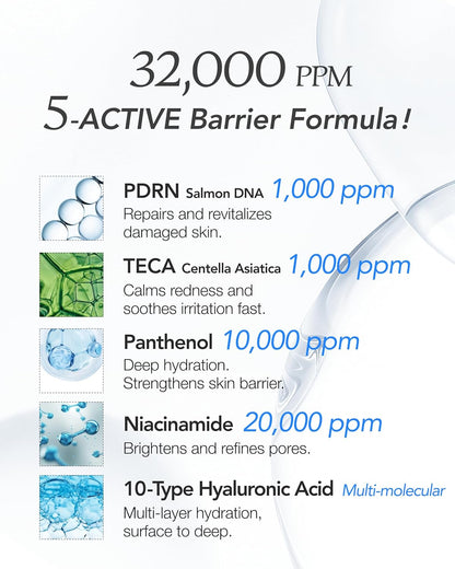 YUNEL28 Advanced Daily Barrier Cream 1.69 fl.oz. (50ml) / Soothes & Repairs Skin Barrier with PDRN, TECA, Niacinamide & Hyaluronic Acid